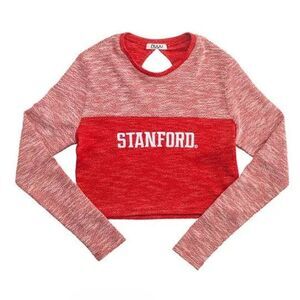 NWT Stanford Long Sleeve Crop Top